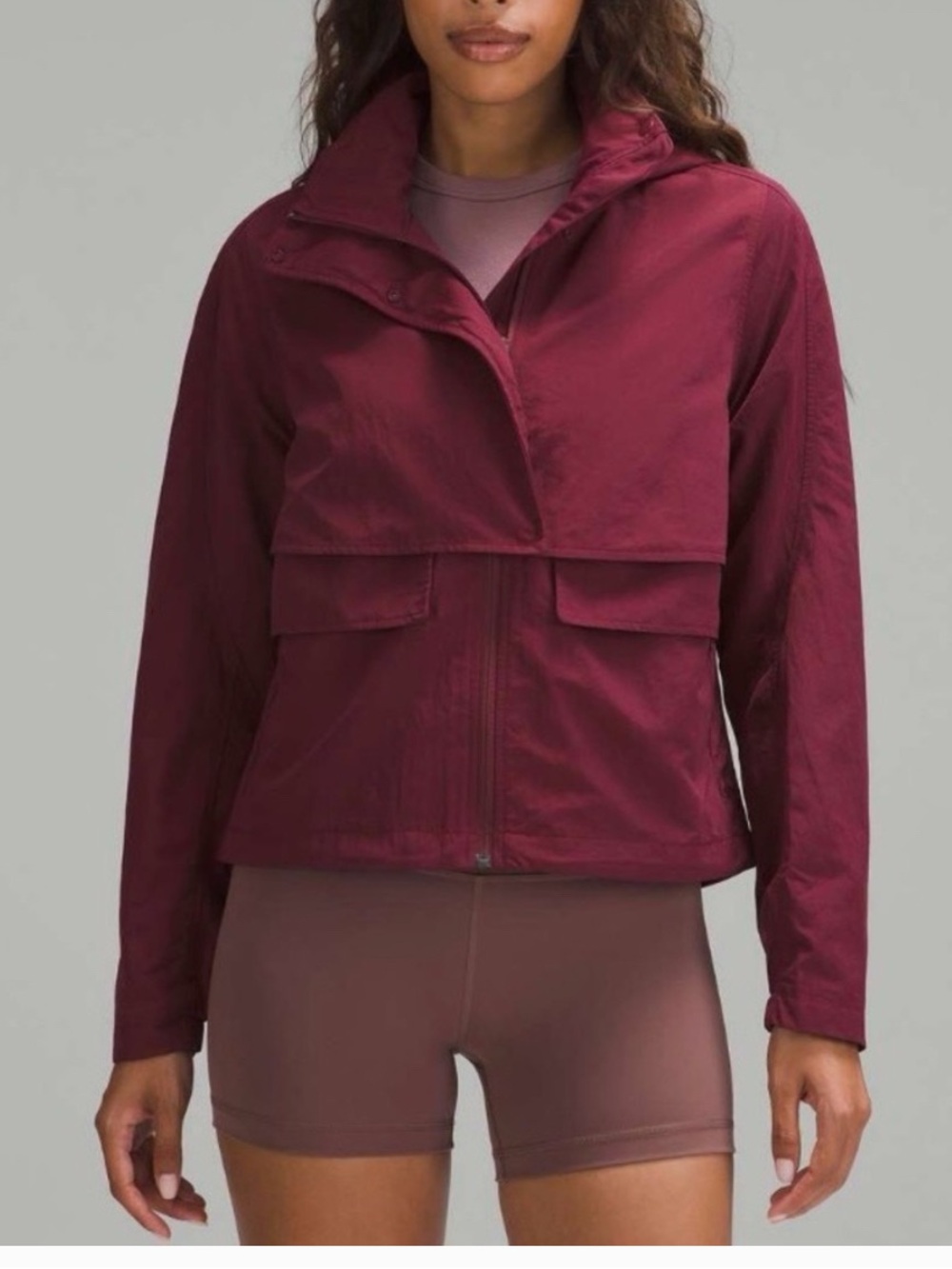 lululemon athletica Burgundy Utility Jacket